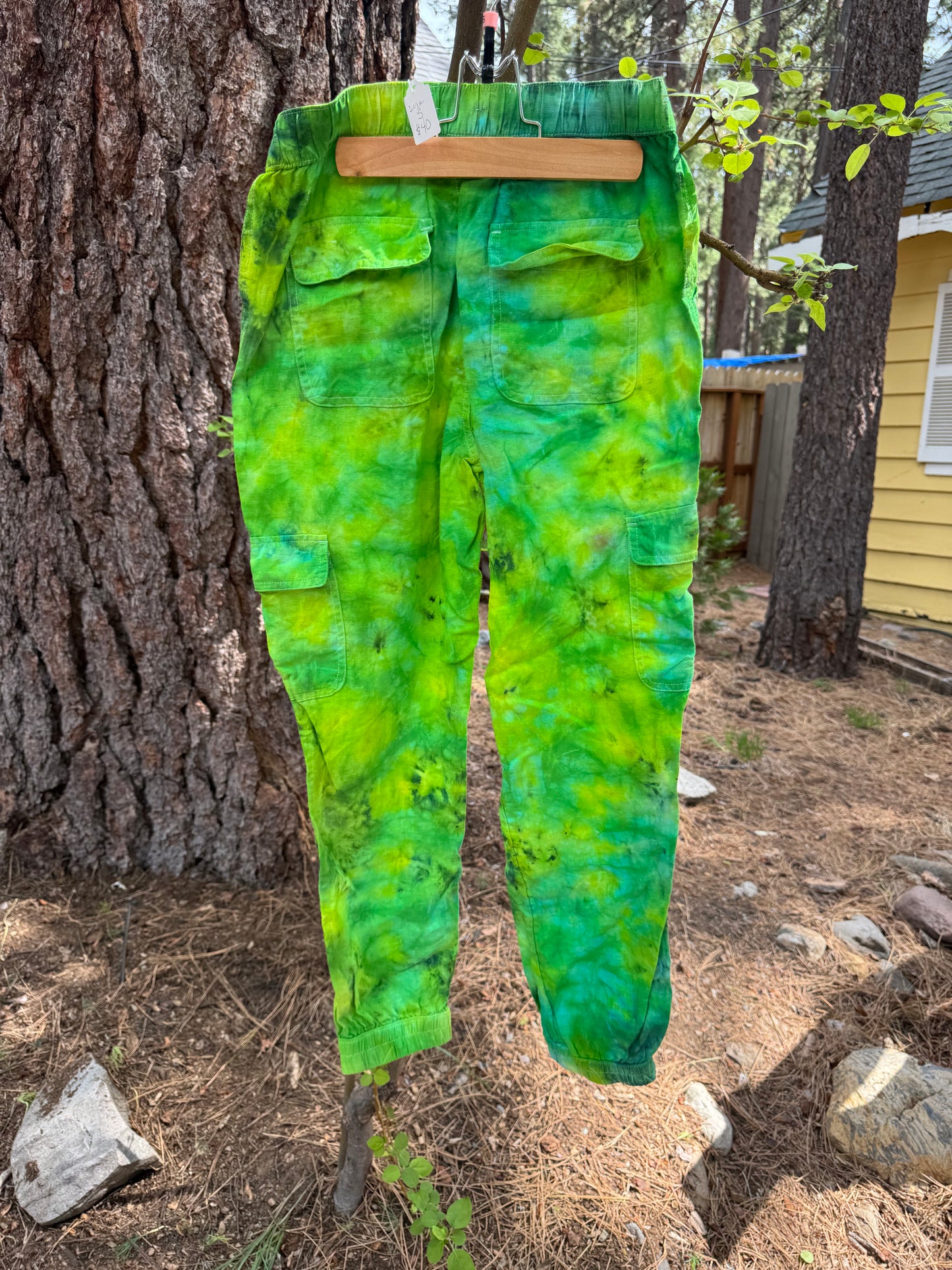 Size Small Linen Cargo Pants