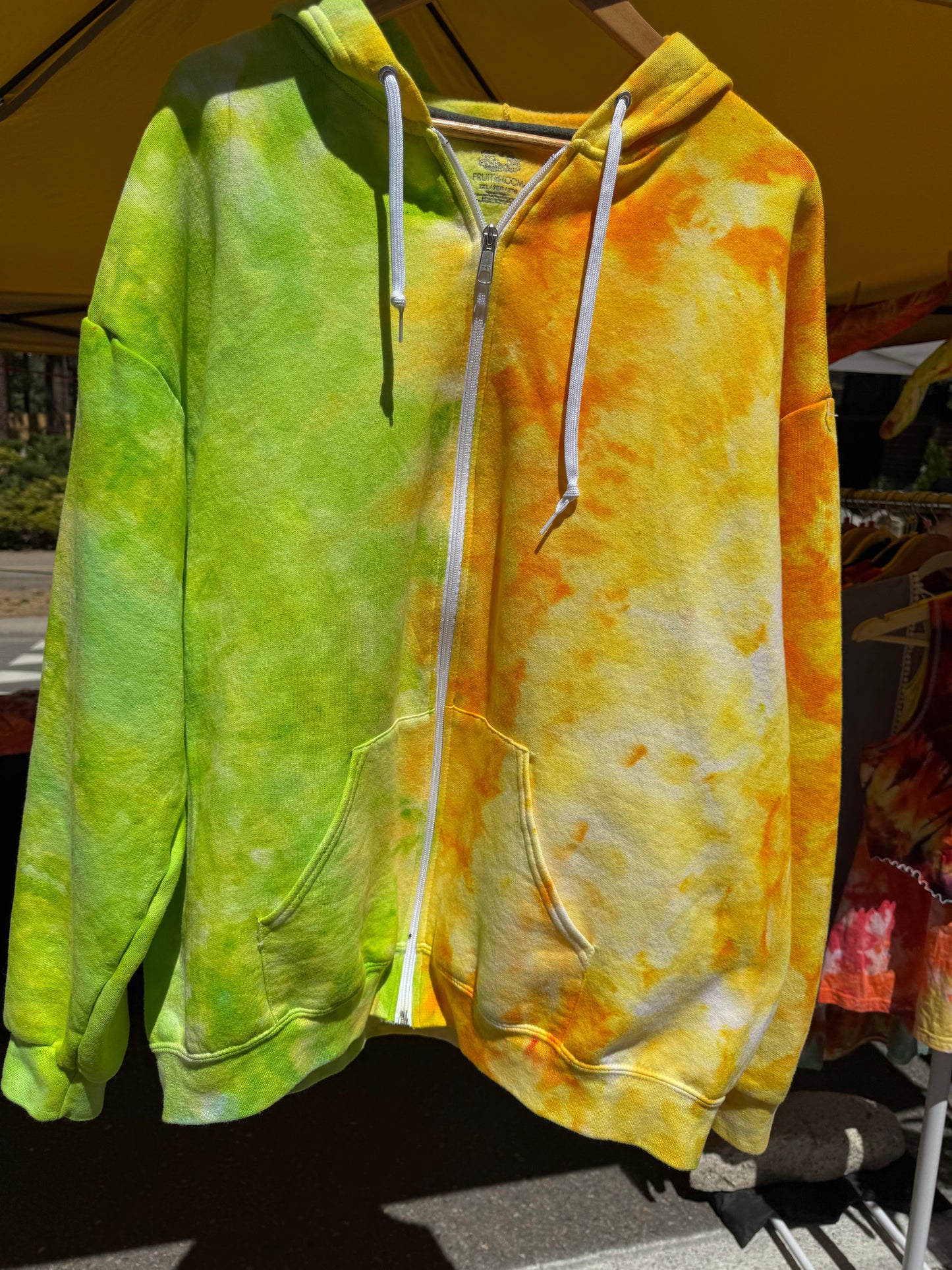 2XL Zip Hoodie - Large Back Logo *New Logo*