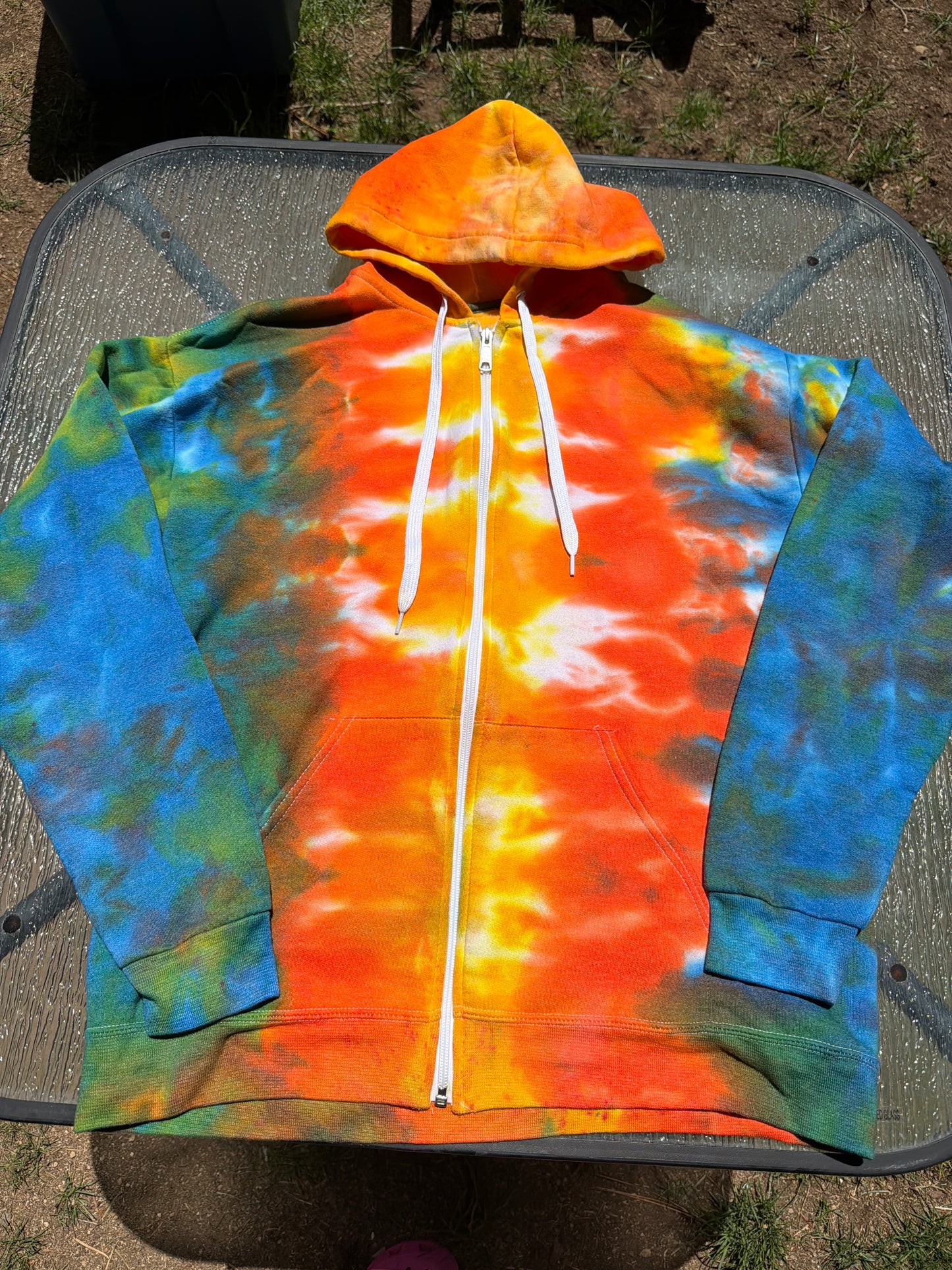Large Zip Hoodie
