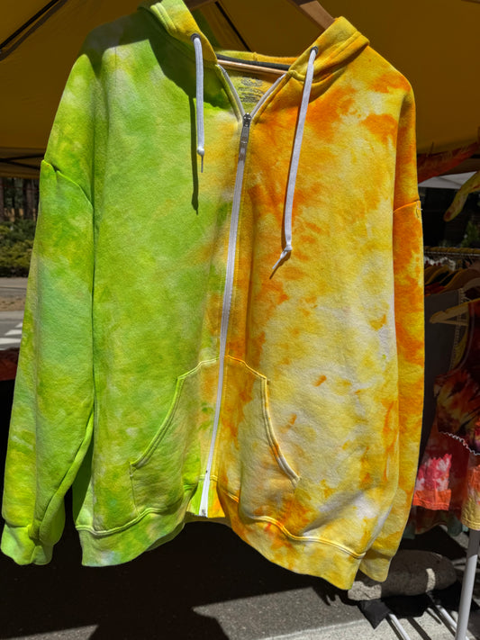 2XL Zip Hoodie - Large Back Logo *New Logo*